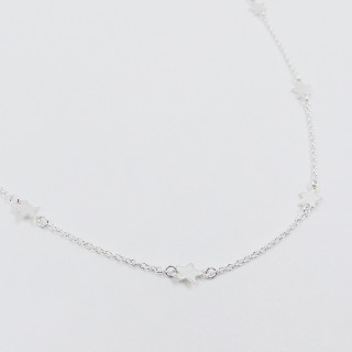 Collier Argent étoilé