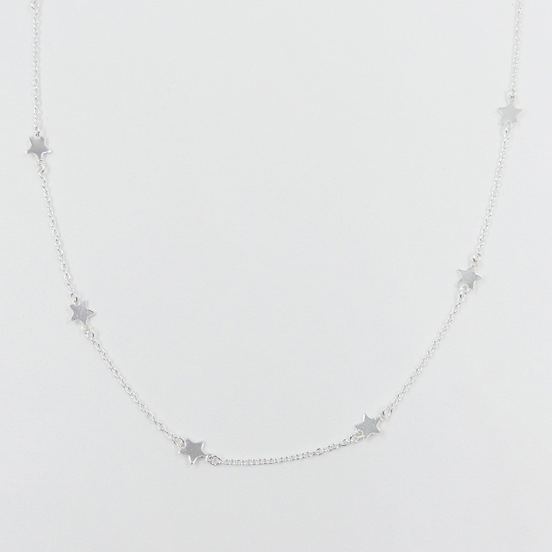 Collier Argent étoilé