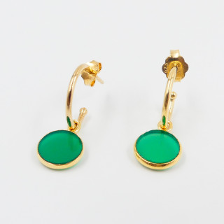 Mini créole Plaqué or Green