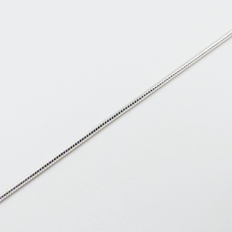 Bracelet de cheville Argent maille ronde