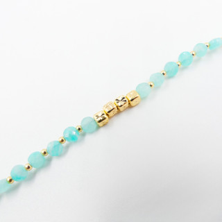 Bracelet Doré Amazonite