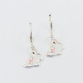 Mini Créoles argent enfant lapin