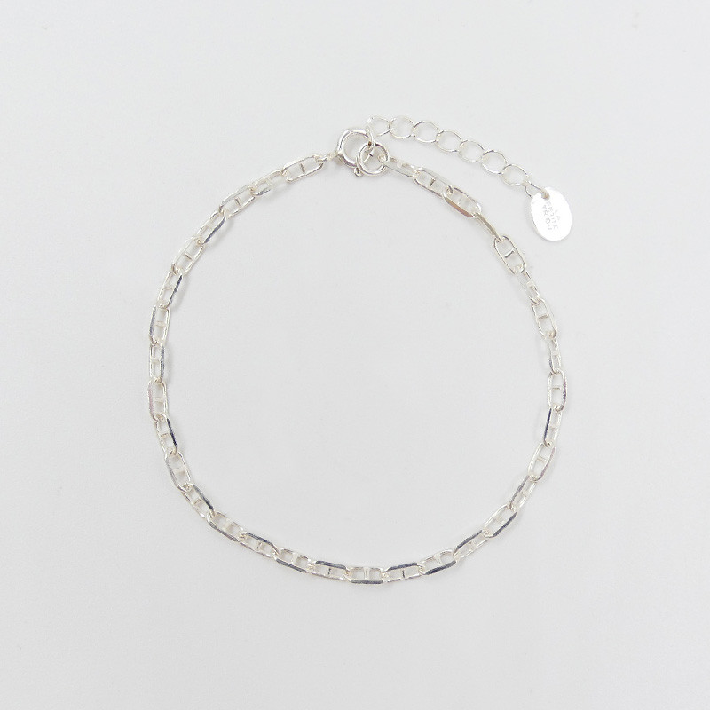 Bracelet Argent Homme maille marine