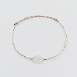 Bracelet Cordon pierres ovales