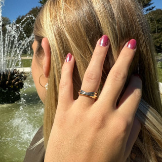 Bague Plaqué or Fine Trinité