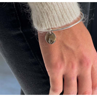 Jonc Argent Médaille 15 mm