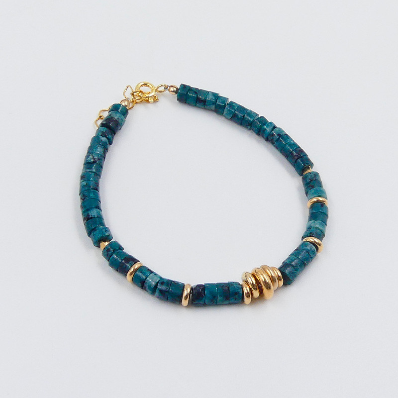 Bracelet Doré Apatite