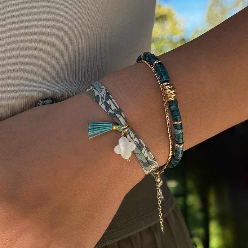 Bracelet Doré Apatite