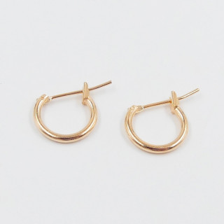 Créoles clic Plaqué Or 10 mm