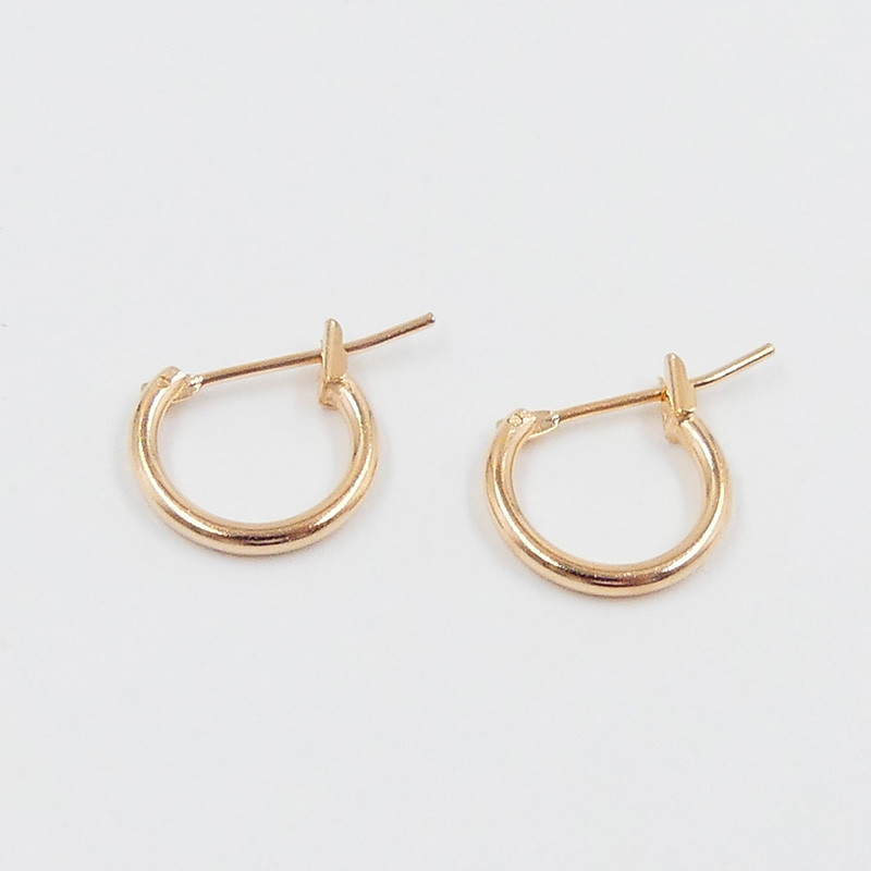 Créoles clic Plaqué Or 10 mm