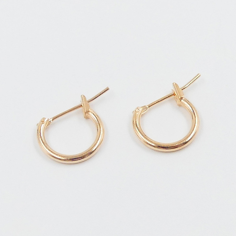 Créoles clic Plaqué Or 10 mm