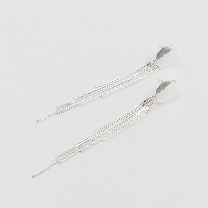 Boucles d'oreilles pendantes Argent