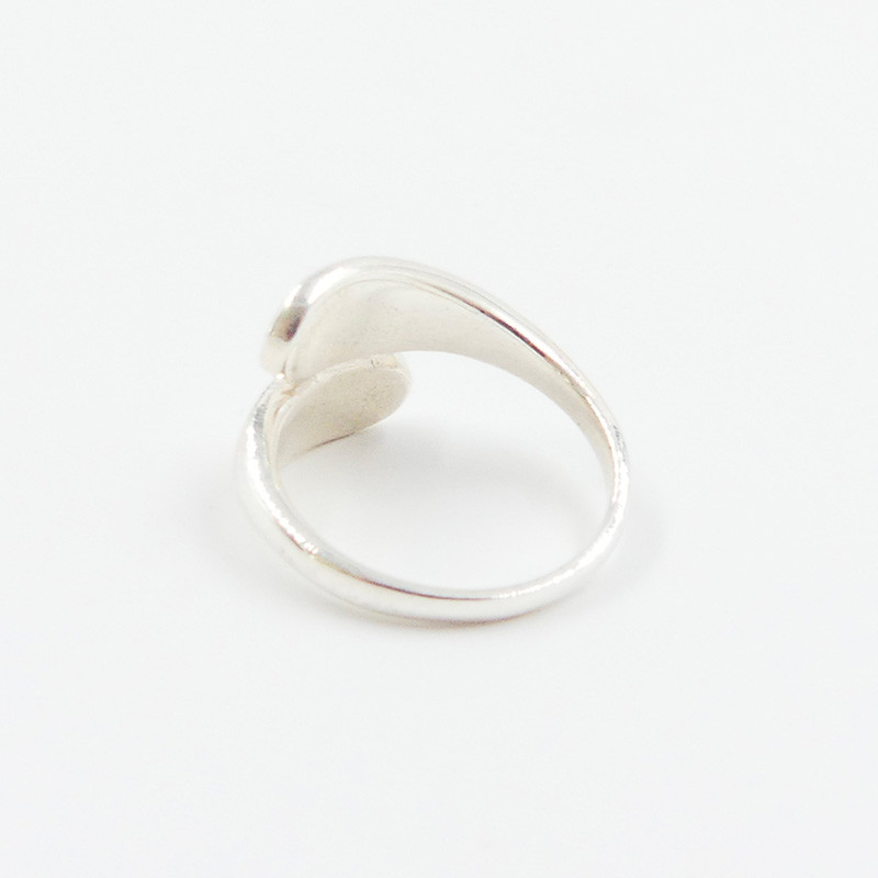 Bague Argent enlacée nacre