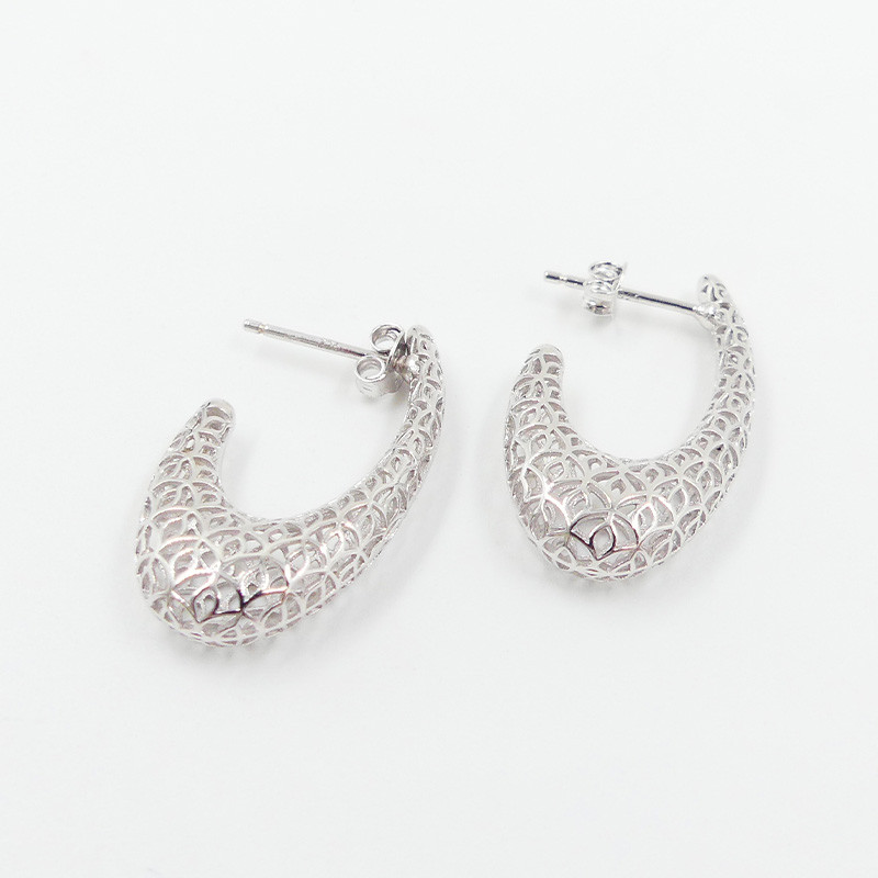 Créoles Argent ajourées