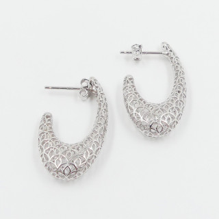 Créoles Argent ajourées