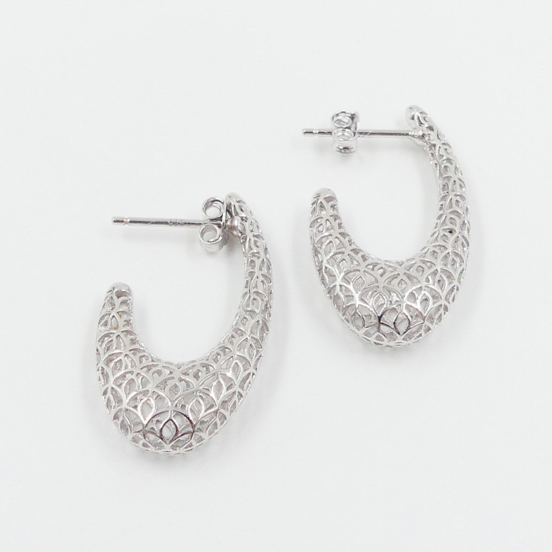 Créoles Argent ajourées