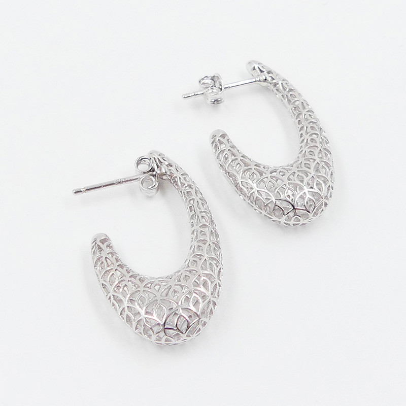 Créoles Argent ajourées