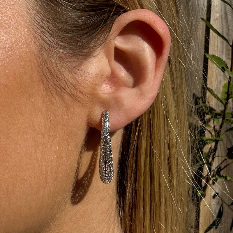 Créoles Argent ajourées