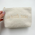 Pochette moumoute blanche