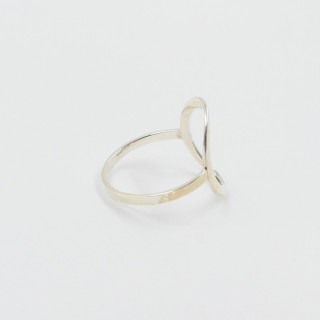 Bague fine Argent cercle ovale