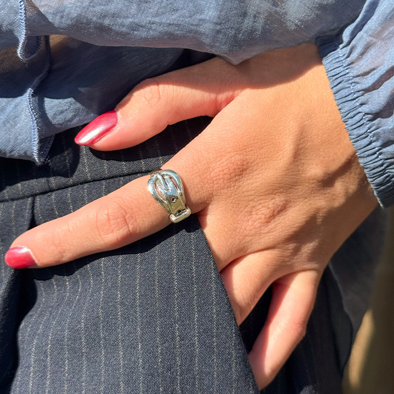 Bague Argent Ceinture