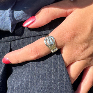 Bague Argent Ceinture