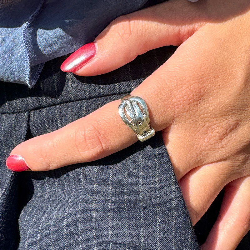 Bague Argent Ceinture