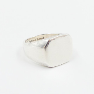 Bague Argent chevalière