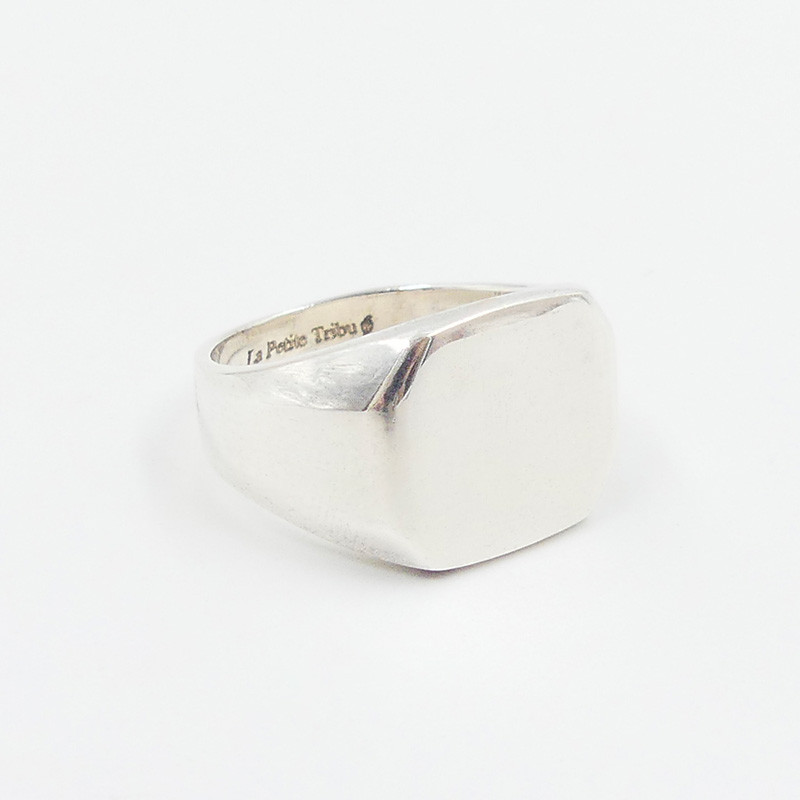 Bague Argent chevalière