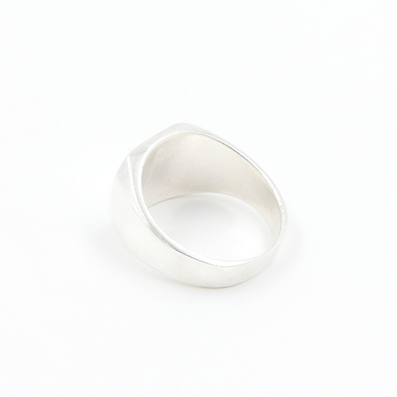 Bague Argent chevalière