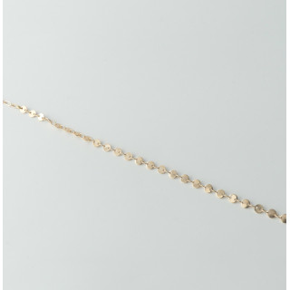 Bracelet Plaqué or pastilles