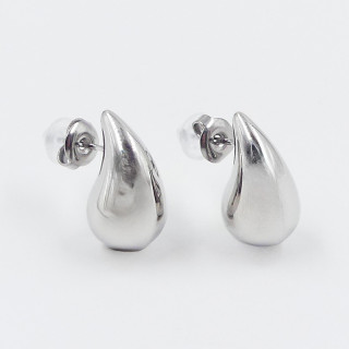 Boucles d’oreilles acier argenté Gouttes
