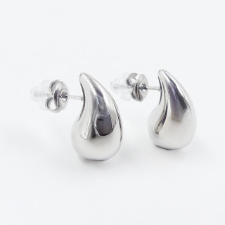 Boucles d’oreilles acier moyennes Gouttes