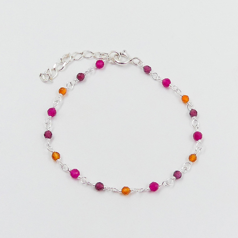 Bracelet Enfant pierres rubis