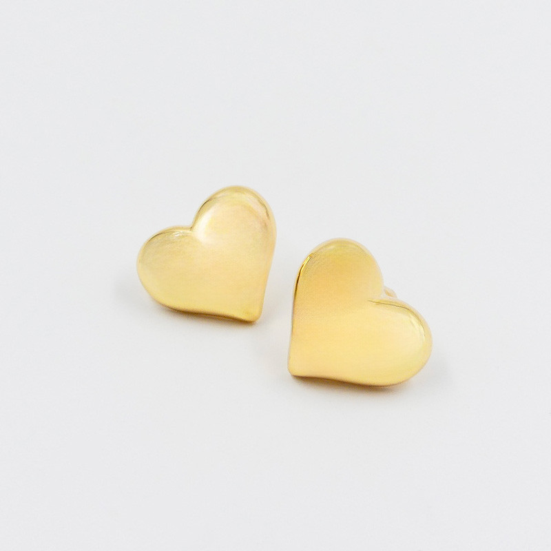 Boucles d'oreilles fantaisie coeur