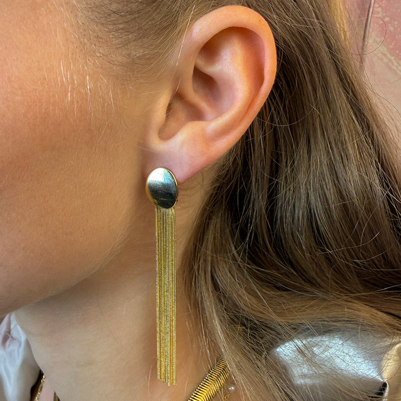 Boucles d'oreilles fantaisie pendantes