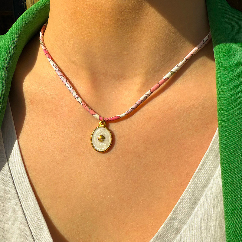 collier liberty nacre coquillage