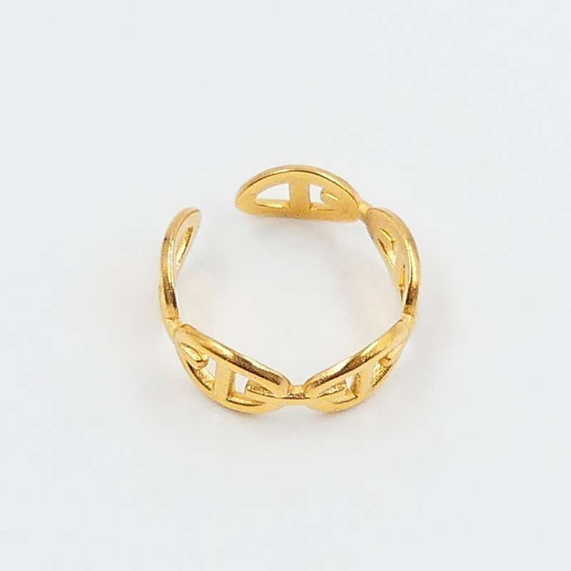 Bague ajustable maille marine