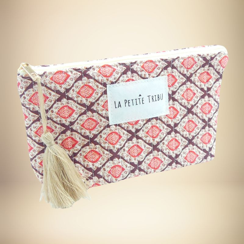 Pochette tissu tons marron La Petite Tribu