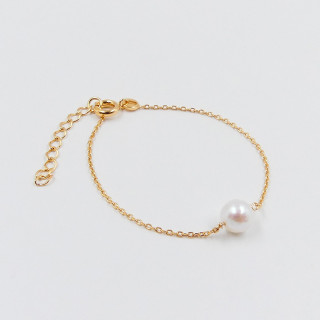 Bracelet enfant Plaqué Or Perle