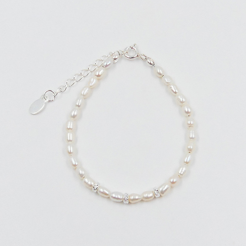 Bracelet Enfant Argent perles de culture d'eau douce