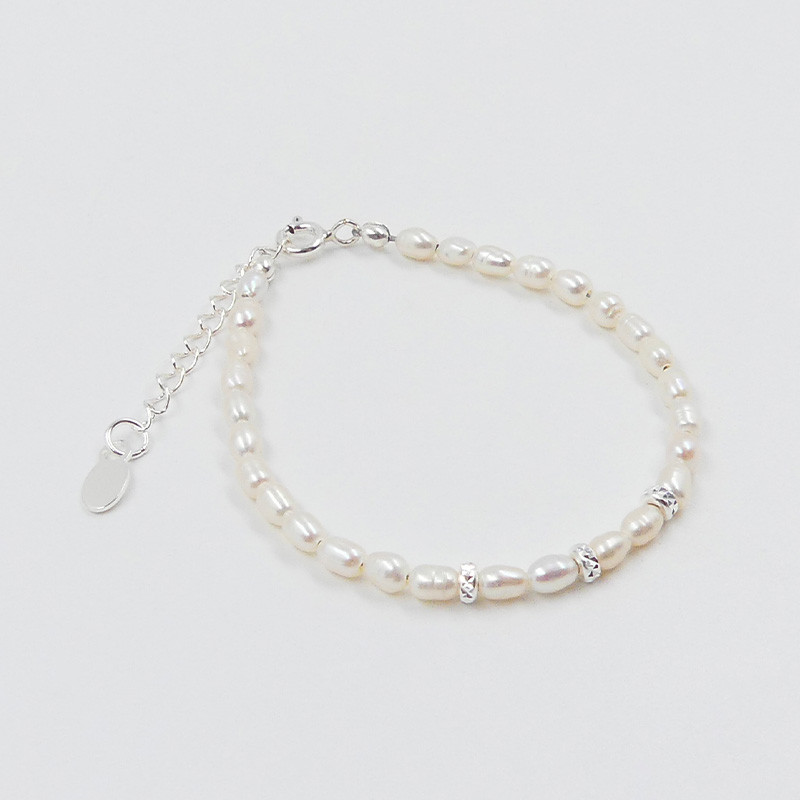 Bracelet Enfant Argent perles de culture d'eau douce