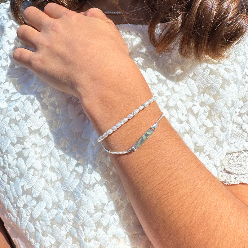 Bracelet Enfant Argent perles de culture d'eau douce