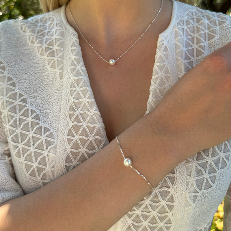 Bracelet Argent perle d'eau douce