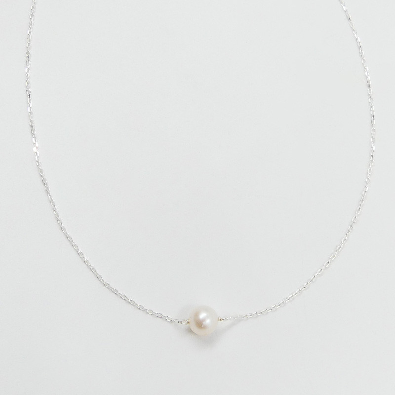Collier Argent Perle de culture