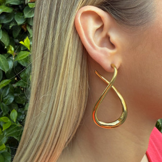boucles d'oreilles infini
