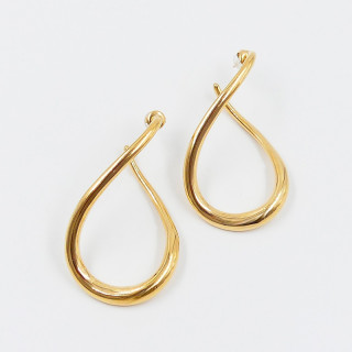 Boucles d’oreilles pendantes acier Infini