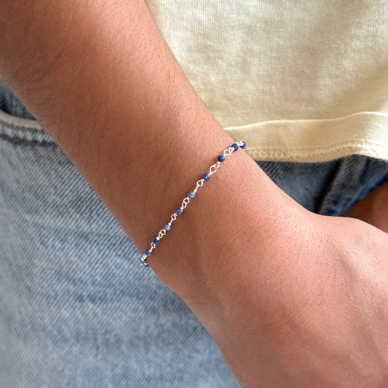 Bracelet Enfant Argent Sodalite