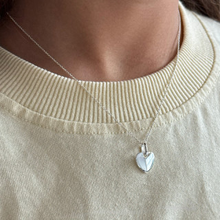 Collier Enfant Argent & Pendentif Cœur