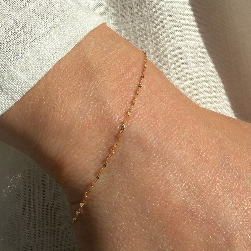 Bracelet en or 18 Carats maille fantaisie